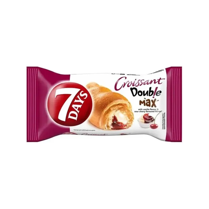 7days Croissant Dbl Max Vanilie Visine, 80 g