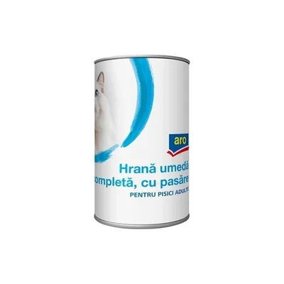 Aro Conserva pt Pisica cu Pasare, 415 g