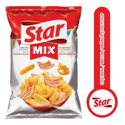Star Snacks Mix Rosu, 90 g