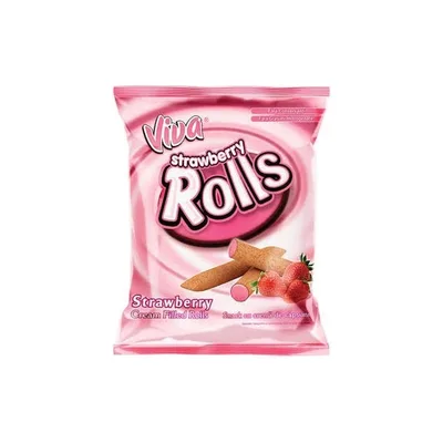 Viva Rolls Capsuni, 100 g