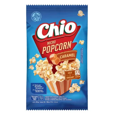 Chio Popcorn Microunde Caramel, 90 g
