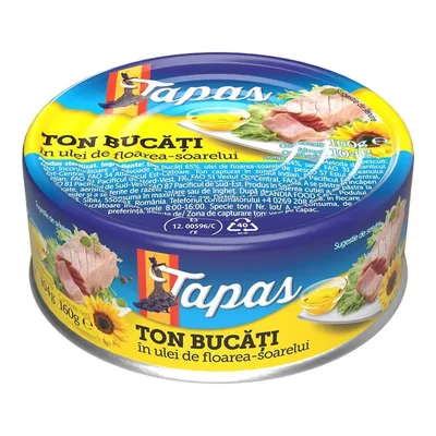 Tapas Ton Bucati Ulei Fs, 160 g