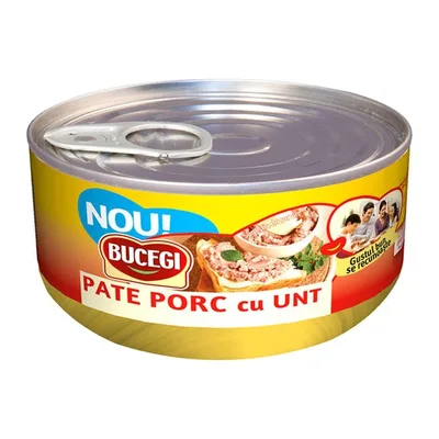 Bucegi Pate Porc/Unt, 120 g