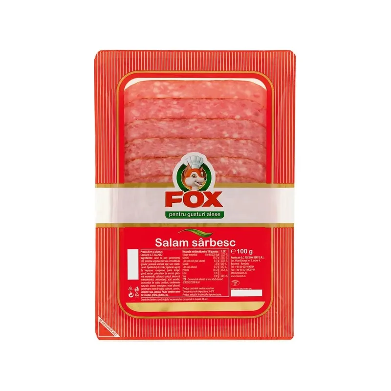 Fox Salam Sarbesc Gastro, 100 g