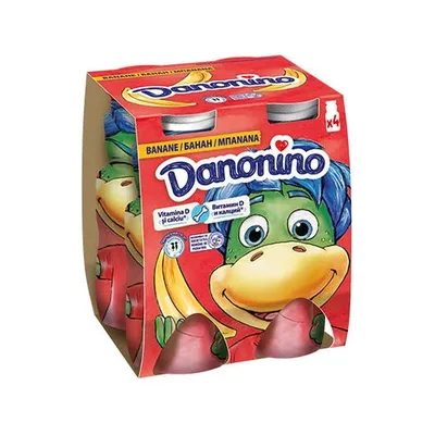Danonino Iaurt Baut Cap, 4 x 100 g
