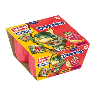 4X50G DANONINO ZMEURA-BANANA