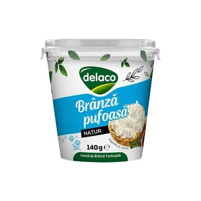 Branza Pufoasa Smantana Delaco, 140 g