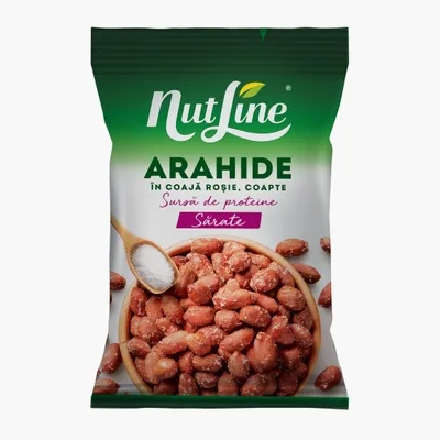 Nutline Alune in Coaja Rosie cu Sare, 145 g