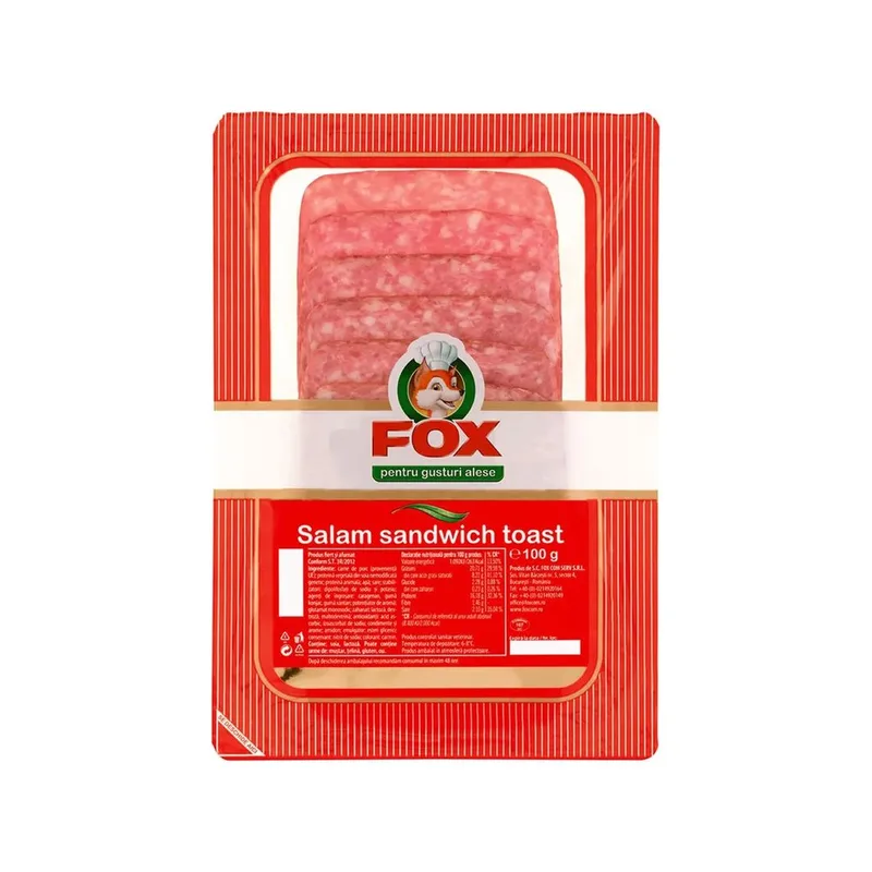 Fox Salam Sandwich Toast, 100 g