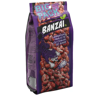 Banzai Arahide Coaja, 140 g