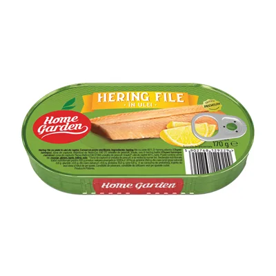 Home Garden Hering File in Ulei, 170 g