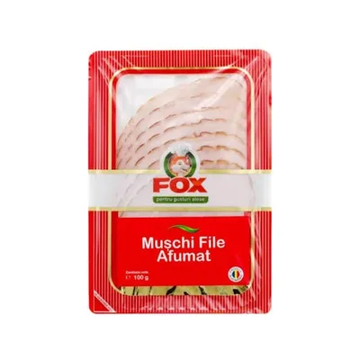 Fox Muschi File Afumat Feliat, 100 g