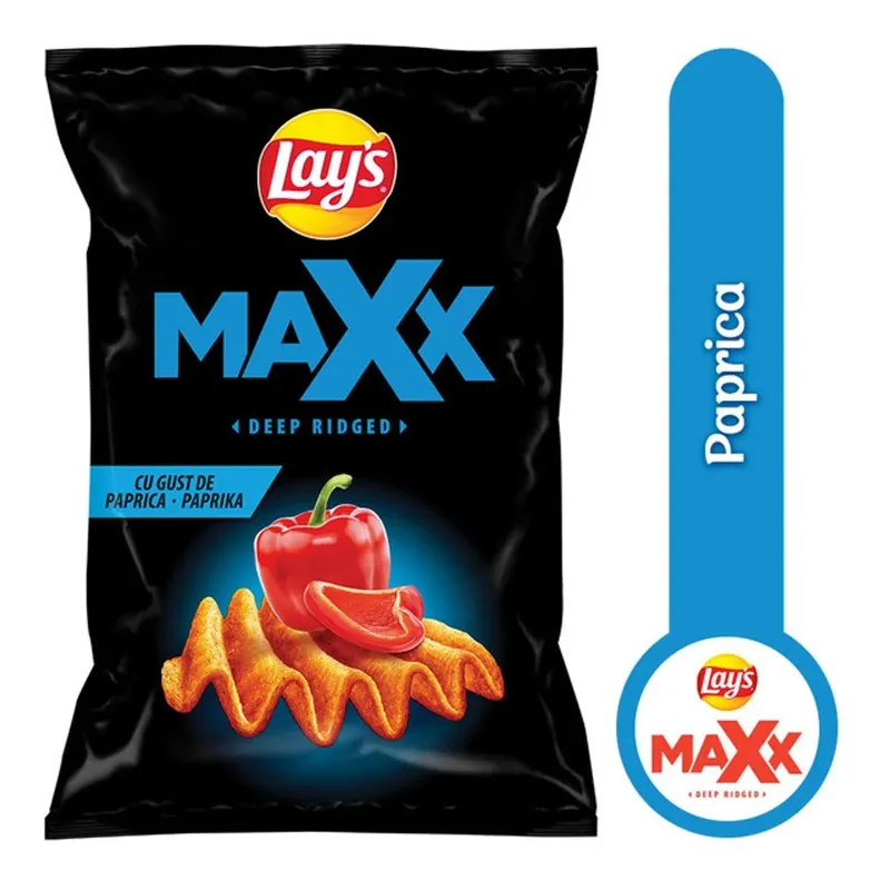 Lay S Chips Maxx Paprika, 115 g