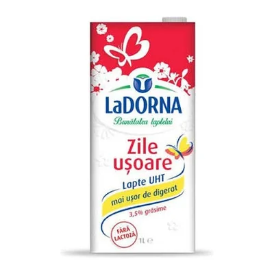 Ladorna Lapte Zile Usoare 3.5%, 1 l