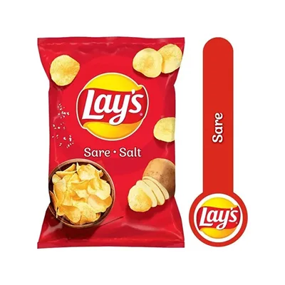 Lay S Chips Sare, 125 g