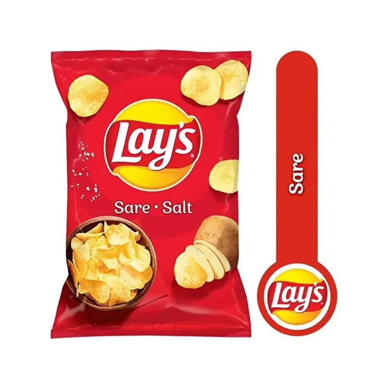 Lay S Chips Sare, 125 g