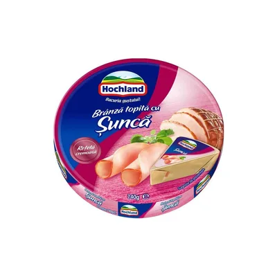 Hochland Branza Topita Tr cu Sunca, 140 g