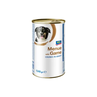 Aro Conserva pt Caini Carne de Vanat, 1,24 kg
