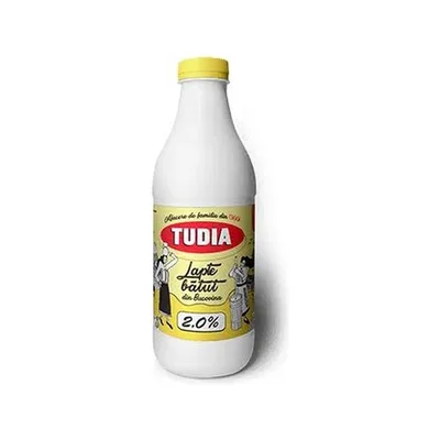 Tudia Lapte Batut 2%, 900 g