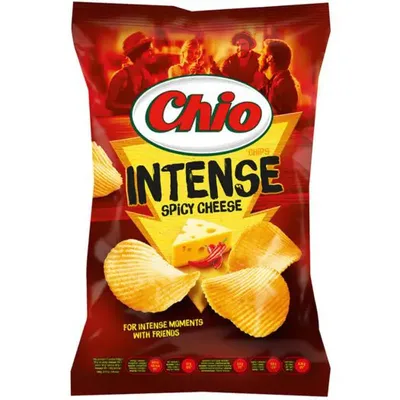 Chio Chips Intense Spicy Cheese, 120 g