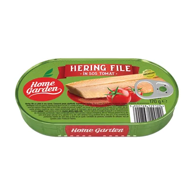 Home Garden Hering File in Sos Tomat, 170 g