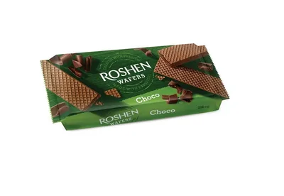 Roshen Wafers Cacao, 142 g