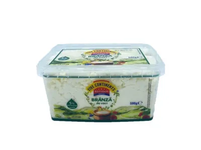 500G FIVE CONTINENTS BRANZA DE VACI 5%