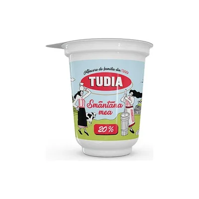 Tudia Smantana 20%, 375 g