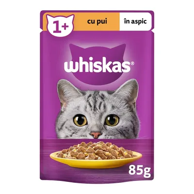 Whiskas Adult Pui, 85 g