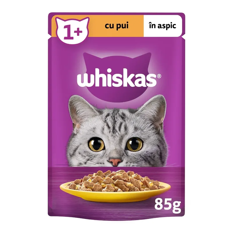 Whiskas Adult Pui, 85 g