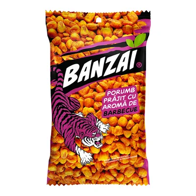 Banzai Porumb Prajit Barbecue, 60 g
