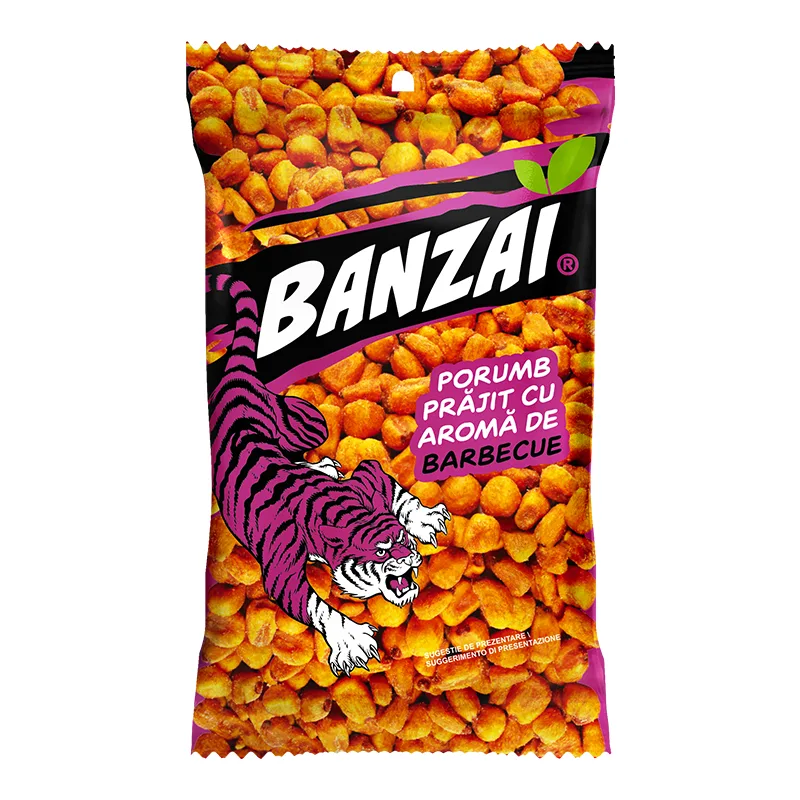 Banzai Porumb Prajit Barbecue, 60 g