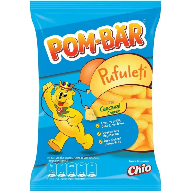 Pom Bar Pufuleti Cascaval, 70 g