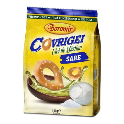 Boromir Covrigei Ulei Masline+sare, 100 g