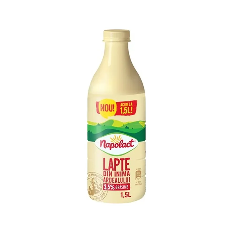 Napolact Lapte 3.5%, 1,5 l