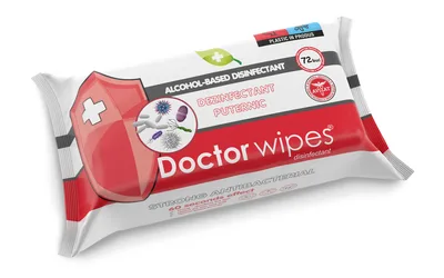 Dr Wipes Servetele Umede Antibacteriene, 72 buc