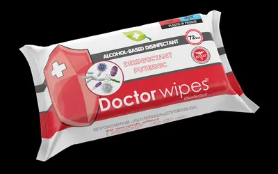 72BUC DR WIPES SERVETELE UMEDE ANTIBACTERIENE