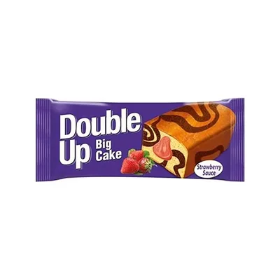 Double Up Prajitura cu Capsuni, 55 g