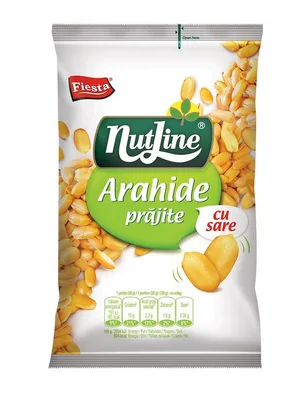 Nutline Arahide Prajite Fiesta, 300 g