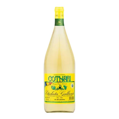 Eticheta Galbena Demisec, 1,5 l