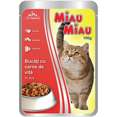 Miau Miau Vita Plic, 100 g