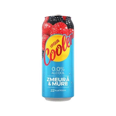 0.50L URSUS COOLER ZMEURA NA SGR