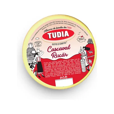 Tudia Cascaval Rucar, 400 g