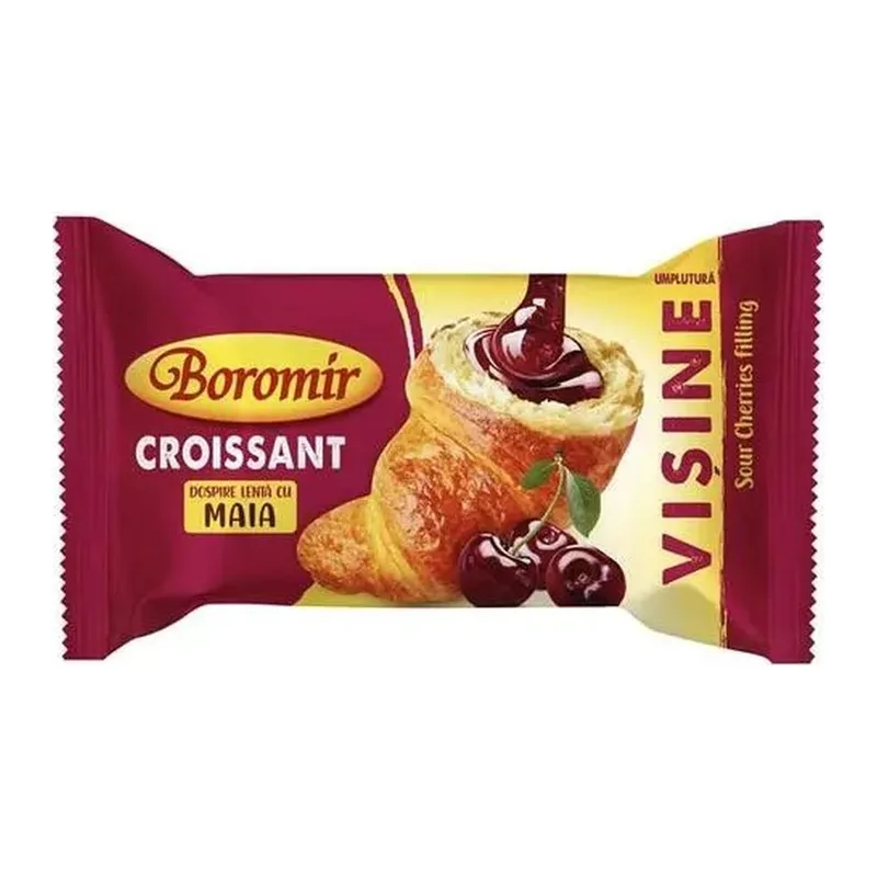 Boromir Croissant cu Crema Visine, 60 g
