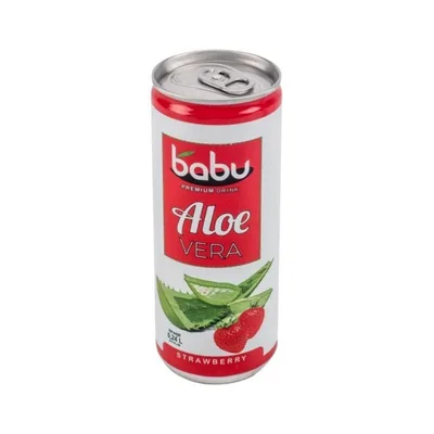 Babu Aloe Vera Capsuni, 240 ml