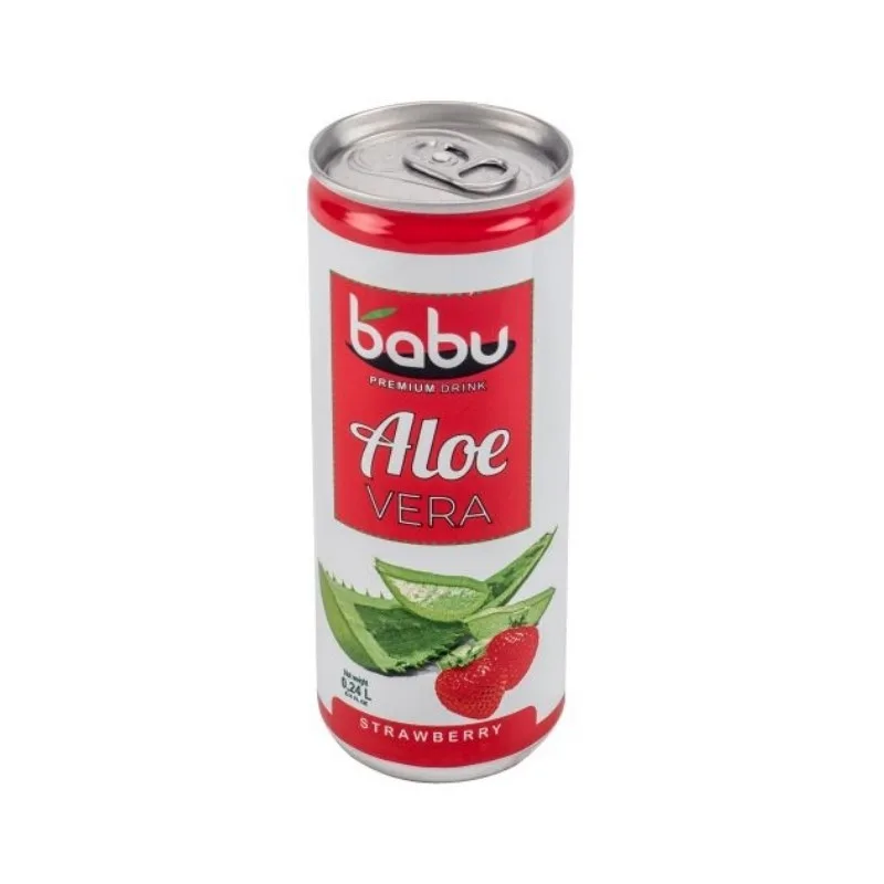 Babu Aloe Vera Capsuni, 240 ml