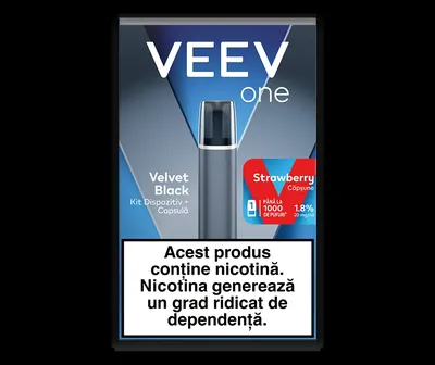 VEEV ONE VELVET BLACK BL STRAWBERRY KIT TG ELEC
