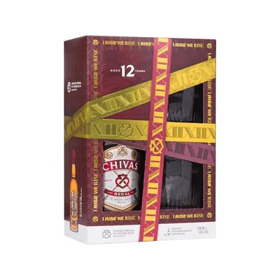 0.70L CHIVAS 12YO + 2PAH SGR