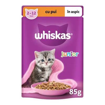 Whiskas Pui Junior, 85 g