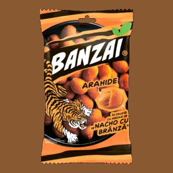 60G BANZAI ARAHIDE NACHO CU BRANZA
